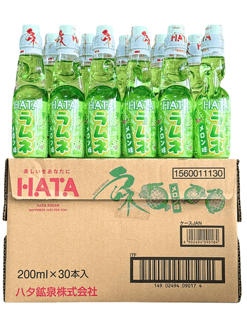 Nước Soda Ramune Hata Nhật Bản Vị Dưa Lưới 200ML – Thùng 30 Chai