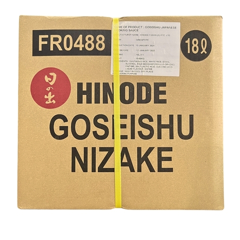Nước Xốt Goseishu Sake Hinode 18 Lít