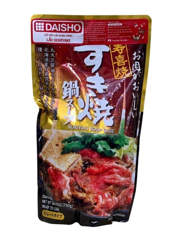 Nước Súp Lẩu Sukiyaki Daisho 750G