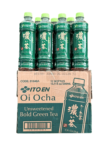 Nước Trà Xanh Đậm Vị Không Đường Itoen 500ML – Thùng 12 Chai