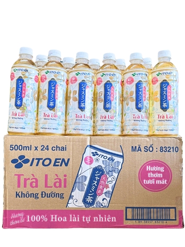 Nước Trà Xanh Itoen Hương Lài Không Đường 500ML (Thùng 24 Chai)