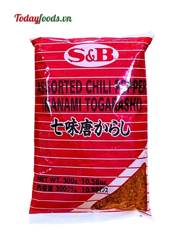 Ớt Bột Nhật Bản 7 Vị Nanami Togarashi {S&B} 300g