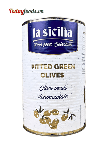 Quả Oliu Xanh Tách Hạt La Sicilia 4.2KG