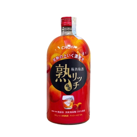 Rượu Mơ Choya Jyuku Rich Umeshu 10% 720ml
