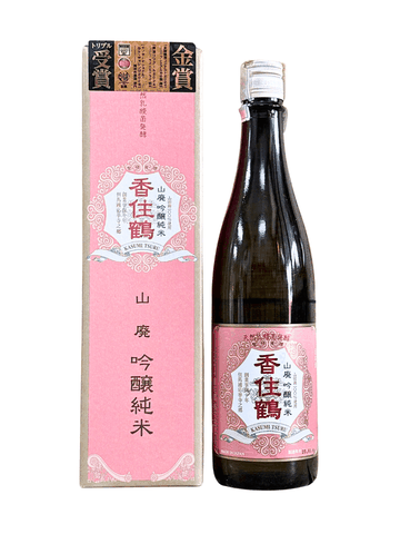 Rượu Sake Nhật Kasumi Tsuru Yamahai Junmai Ginjo 15% 720ML (Kèm Hộp)