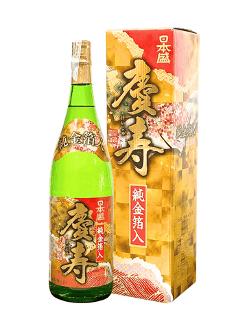 Rượu Sake Nhật Nihonsakari Keiju Jun-Kinpaku-Iri 15-16% 1.8 Lít
