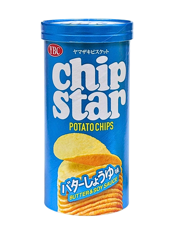 Snack Khoai Tây YBC Chip Star Vị Bơ Nước Tương Nhật Bản 45G