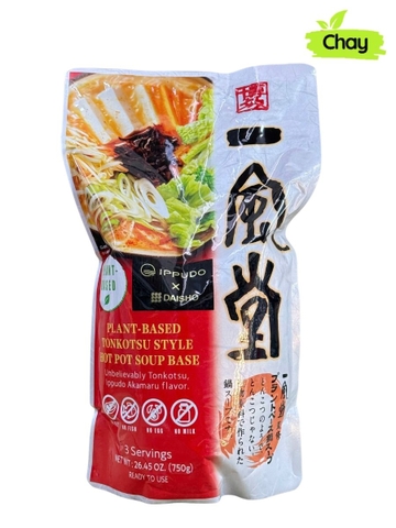 Súp Lẩu Ippudo Thuần Chay Vị Tonkotsu Daisho 750g