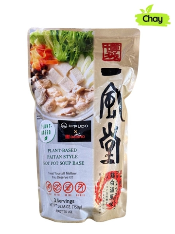Súp Lẩu Ippudo Thuần Chay Vị Tori Paitan Daisho 750g