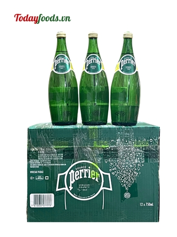 Nước Khoáng Có Ga Perrier 750ML (Thùng 12 chai)