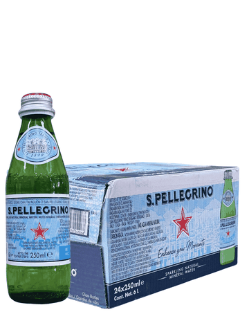 Nước Khoáng Có Ga San Pellegrino 250ML (Thùng 24 Chai)