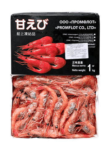 Tôm Đỏ Amaebi Maruoku 1KG Size 3L (45-50 Con)