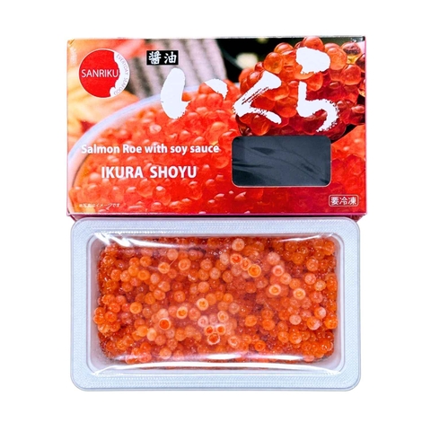 Trứng Cá Hồi Ikura Ngâm Nước Tương Sanriku Đông Lạnh 200G