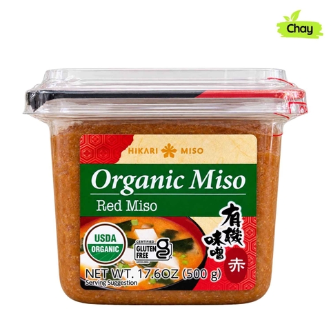 Tương Miso Đỏ Hữu Cơ Hikari Miso 500G