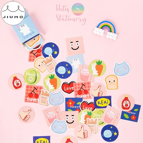 [MIX MẪU] Sticker MO Card bullet journal - Hộp 46 miếng dán