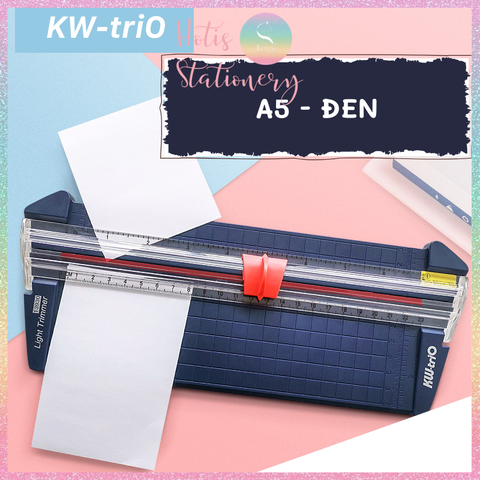 [HOTIS] Bàn cắt giấy A4/A5 KW-triO có thước gấp, dao cắt 2 chiều - Hàng cao cấp - No. 13830 / 13930