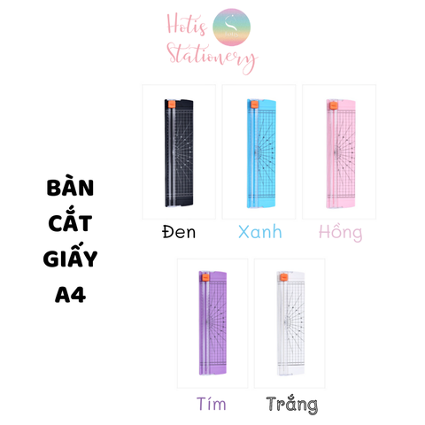 Bàn cắt giấy A4 (MS810) - Tặng kèm 5 lưỡi dao thay thế