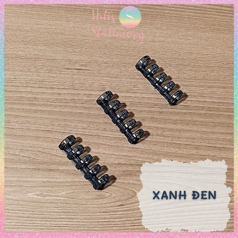 [HOTIS] Thanh còng mini 5 còng - Binder A7/ A6/ A5/ B5/ A4