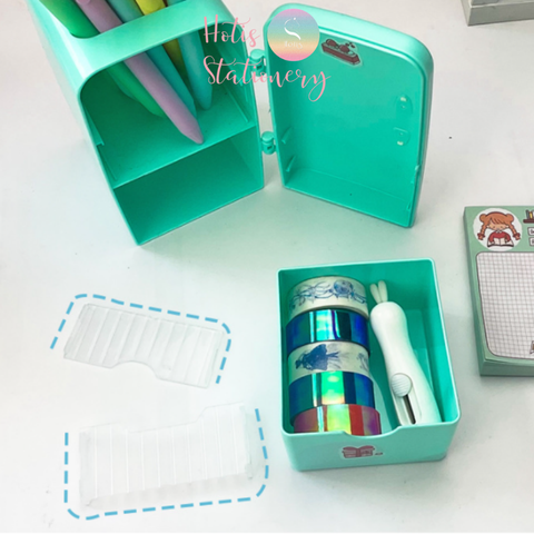 Ống đựng bút tủ lạnh trang trí bàn học thiết kế mới lạ độc đáo hotis-stationery