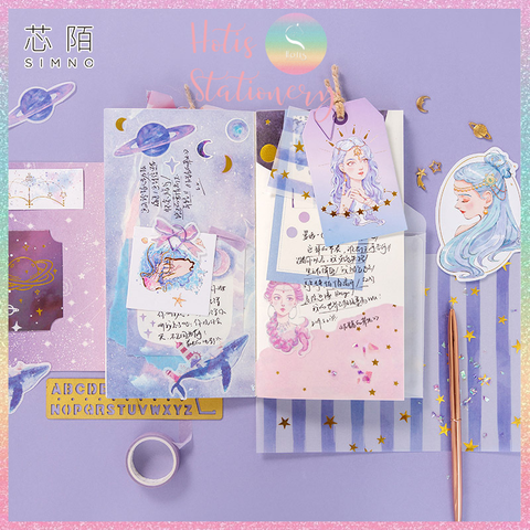 [HOTIS] Set 107 món SIMNO trang trí sổ bullet journal, làm thiệp, quà tặng