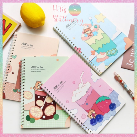 Sổ lò xo A5 kẻ ngang DUMEI sổ tay dễ thương 60 tờ/ 120 trang