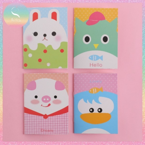 [HOTIS] Combo 10 quyển sổ tay mini ghi chú bỏ túi - Mix nhiều mẫu