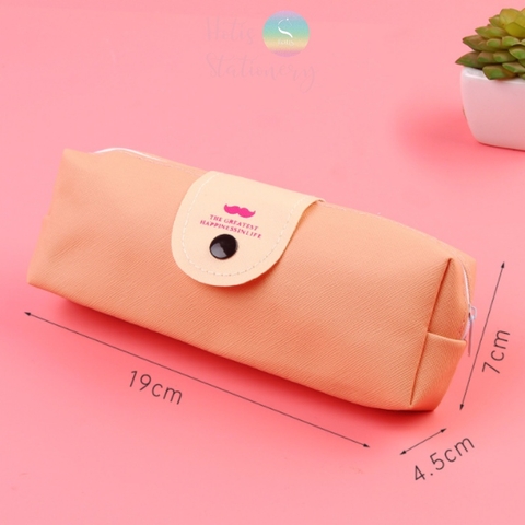 [HOTIS] Túi đựng bút, hộp đựng bút da PU 1 ngăn