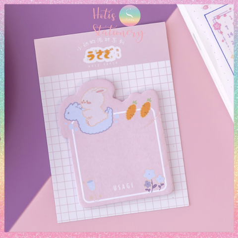 [HOTIS] Giấy note thú cưng phong cách Nhật Bản - 30 tờ - 9x12cm - Có keo dán