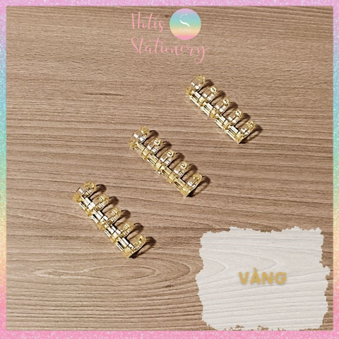 [HOTIS] Thanh còng mini 5 còng - Binder A7/ A6/ A5/ B5/ A4
