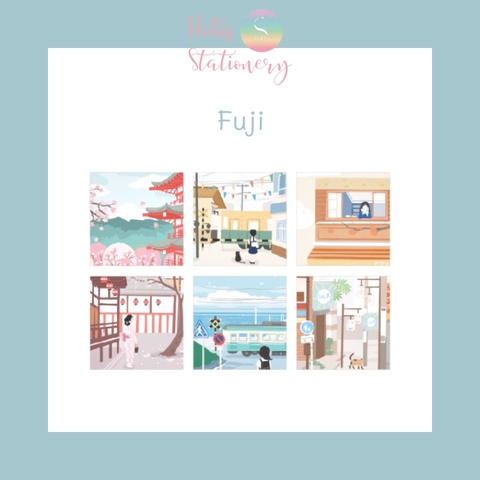 [MIX MẪU] Giấy note, giấy nền, giấy ghi chú Note for Spring Concerto (8x8cm) - 120 tờ