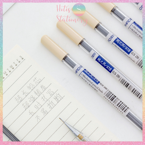 [HOTIS] Ruột chì bấm 2B AIHAO không dễ gãy, ruột chì refill bút chì bấm 0.5mm/ 0.7mm