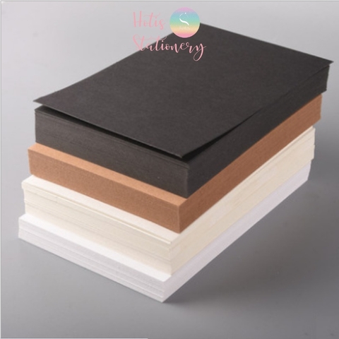 [HOTIS] Bưu thiếp trống/ thẻ vẽ tay/ bìa cứng 2 mặt/ thẻ graffiti/ handmade DIY - 14.3x9.3cm