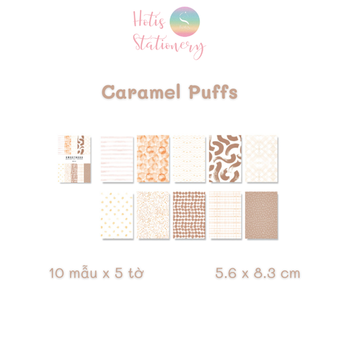 [MIX MẪU] Giấy nền vintage họa tiết cổ điển Sweetness (5.6x8.3cm) - 50 tờ