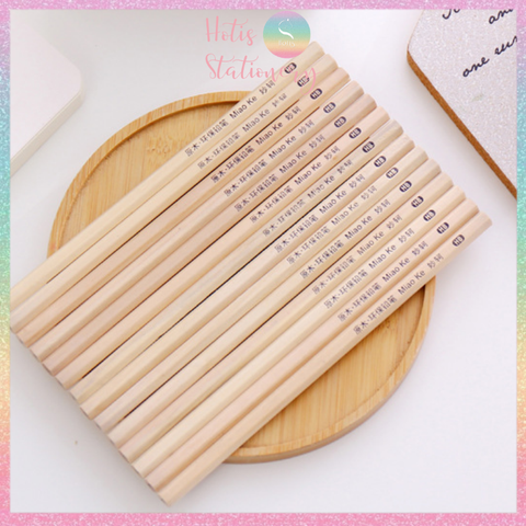 [HOTIS] Bút chì gỗ lục giác HB MIAOKE 17.5cm vẽ phác họa, ghi chú PE018