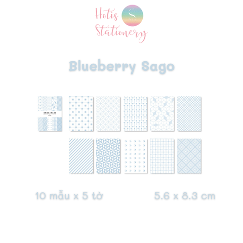 [MIX MẪU] Giấy nền vintage họa tiết cổ điển Sweetness (5.6x8.3cm) - 50 tờ