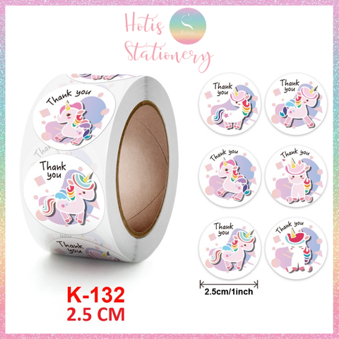 [HOTIS] Sticker Thank You Bigsize, Nhãn dán cám ơn Cỡ lớn 3.8cm/ 5cm - 500 miếng