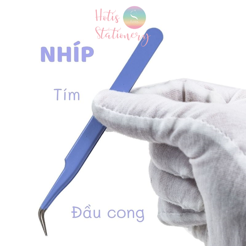 [HOTIS] Nhíp gắp sticker TWEEZERS/ KW-triO dùng trong bullet journal, nhíp gắp đầu cong đầu thẳng