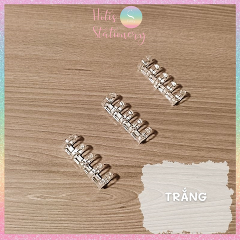[HOTIS] Thanh còng mini 5 còng - Binder A7/ A6/ A5/ B5/ A4