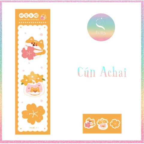 [HOTIS] Giấy note, giấy ghi chú phong cách Nhật Bản Post-it Falling Sakura
