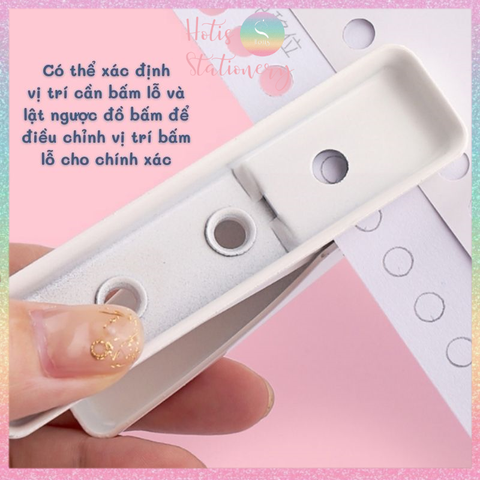 [HOTIS] VER 1 / VER 2 Bấm lỗ tròn 1 lỗ KW-triO dùng cho sổ còng binder DIY bullet journal