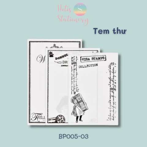 [MIX MẪU] Giấy nền vintage họa tiết khung hoa văn retro - 45 tờ