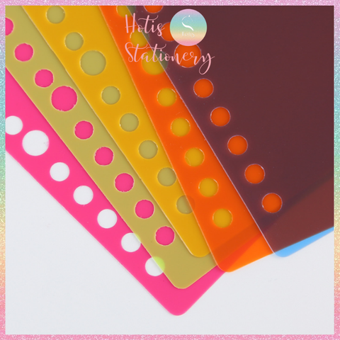 [HOTIS] Bìa phân trang nhiều màu - Phụ kiện sổ còng binder A5/ B5/ A4