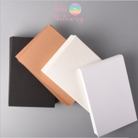 [HOTIS] Bưu thiếp trống/ thẻ vẽ tay/ bìa cứng 2 mặt/ thẻ graffiti/ handmade DIY - 14.3x9.3cm