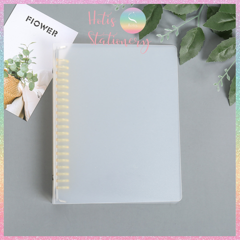 [HOTIS] Bìa còng nhựa 5 màu trong mờ- Binder A5/ B5