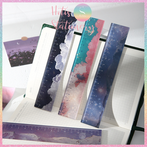 [HOTIS] Thước acrylic NOTE FOR 15cm in họa tiết