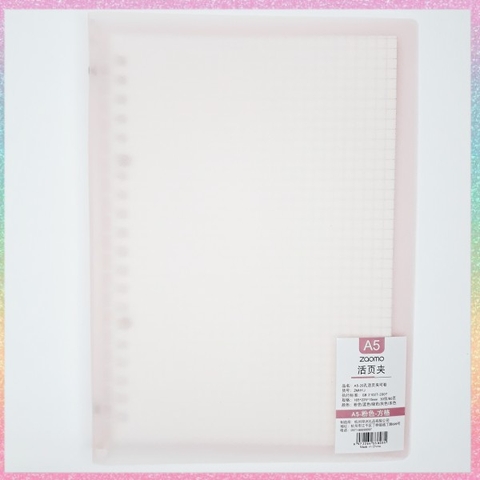 [HOTIS] Sổ A5, binder, sketchbook bìa trong mờ nhiều màu, có thể cuộn lại và thắc nơ làm quà tặng