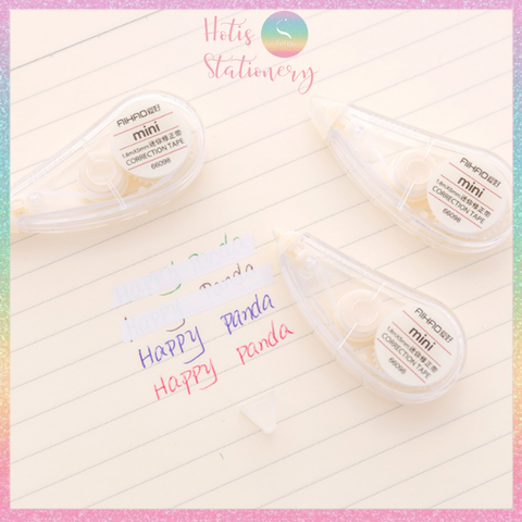[HOTIS] Bút xóa giấy, bút xóa kéo MINI trong suốt Correction Tape kiểu dáng đơn giản dễ sử dụng