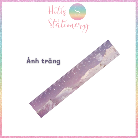 [HOTIS] Thước acrylic NOTE FOR 15cm in họa tiết