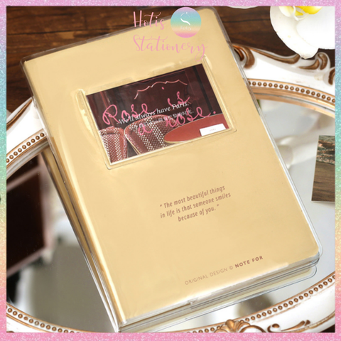 [HOTIS] Sổ tay thay đổi bìa Note For Inspiration & Love 13x18.5cm (80 tờ/ kẻ ô)