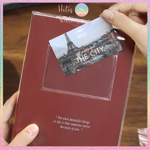 [HOTIS] Sổ tay thay đổi bìa Note For Inspiration & Love 13x18.5cm (80 tờ/ kẻ ô)